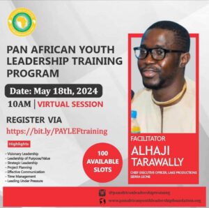 Dr. Alhaji K. Tarawally - Pan African Youth Leadership Program