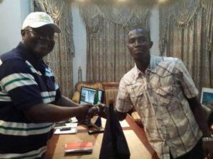 Dr. Alhaji K. Tarawally and Ernest Bai Koroma
