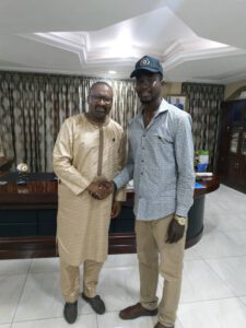 Dr. Alhaji K. Tarawally and VP Juldeh