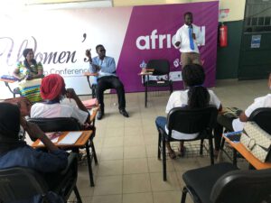 Dr. Alhaji K. Tarawally at Africel Program