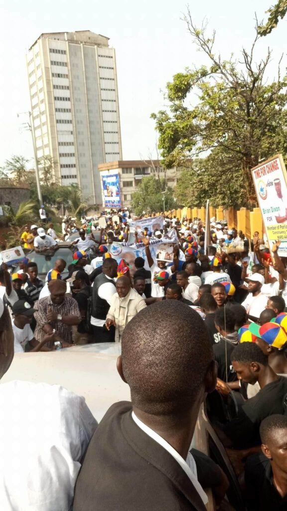 Dr. Alhaji .K. Tarawally Rally