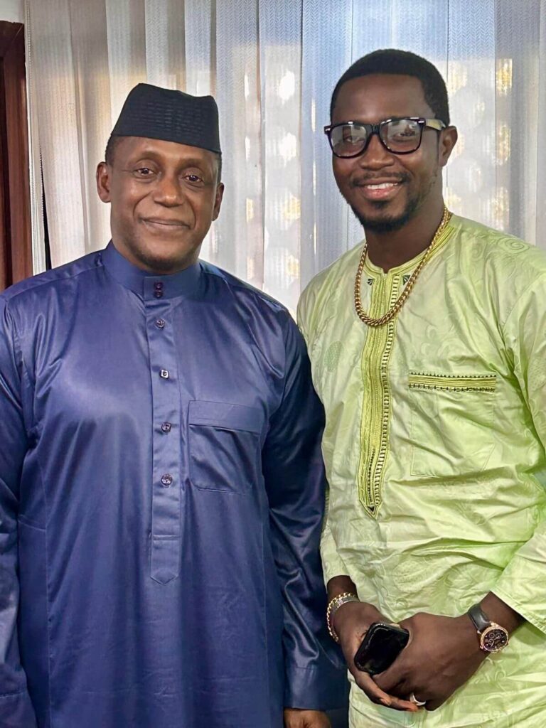Dr. Alhaji .K. Tarawally and KKY at State House