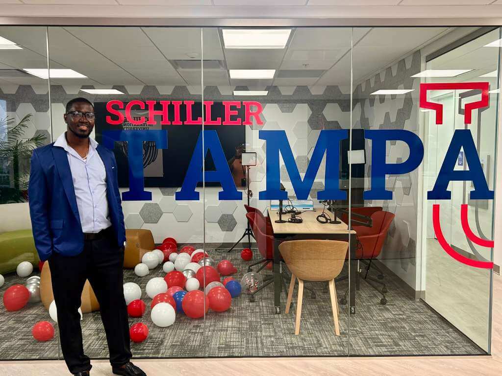 DR Alhaji K Tarawally at Schiller University